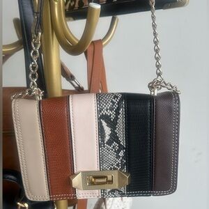 Aldo Multicolor Chain Strap Crossbody Bag